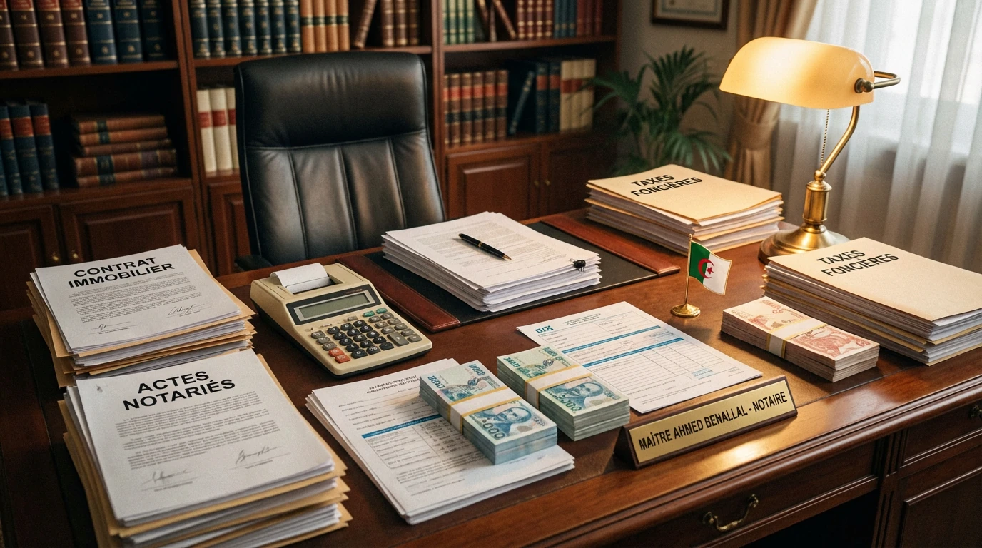 Taxes & frais immobiliers en Algérie